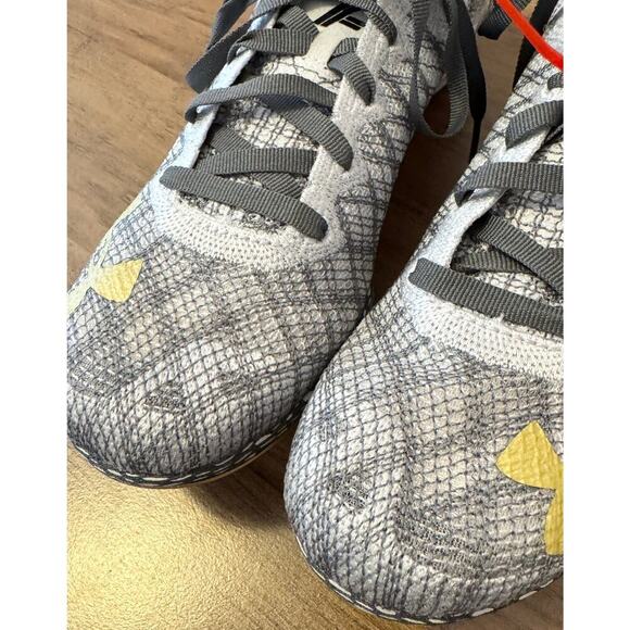 NWT Under Armour UA HOVR™ Shakedown Metallic Plaid Track Shoes Size 5.5 - Picture 5 of 9